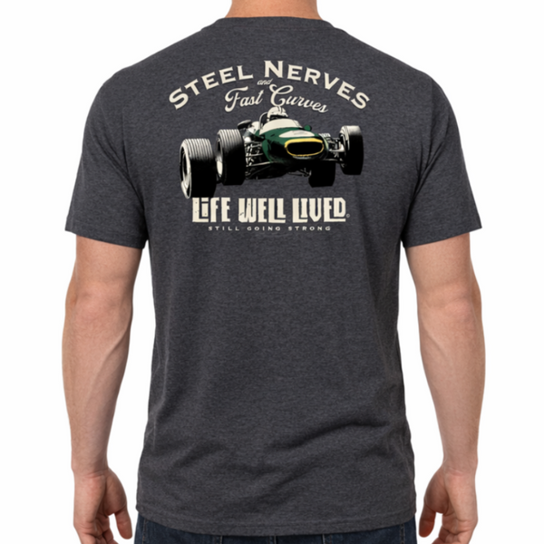 Steel Nerves Car - Classic Formula One T-Shirt