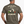 Man wearing a t-shirt with a graphic and text on the back, on a white background