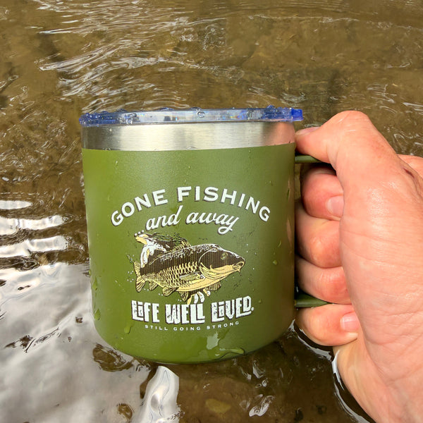 Gone Fishing 14oz Thermal Mug