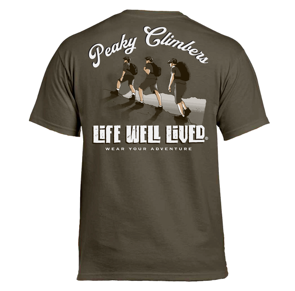 Peaky Climbers - Climber, Hill walkers T- Shirt.