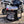 Life Well Lived Well Oiled 14oz black thermal mug with a vintage motorcycle design on an insulated travel mug.
