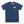 This classic men's back print graphic tee shirt, on Blue dusk colour. Design is of an older style road racer style push bike, above the image of the bike is written 'Professional Cycologist'. Graphics are in a golden yellow colour.