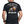 Back view of a male model wearing the dark grey Steel Nerves Super Bike T‑Shirt featuring the motorcycle racer graphic with Steel Nerves and Life Well Lived text.