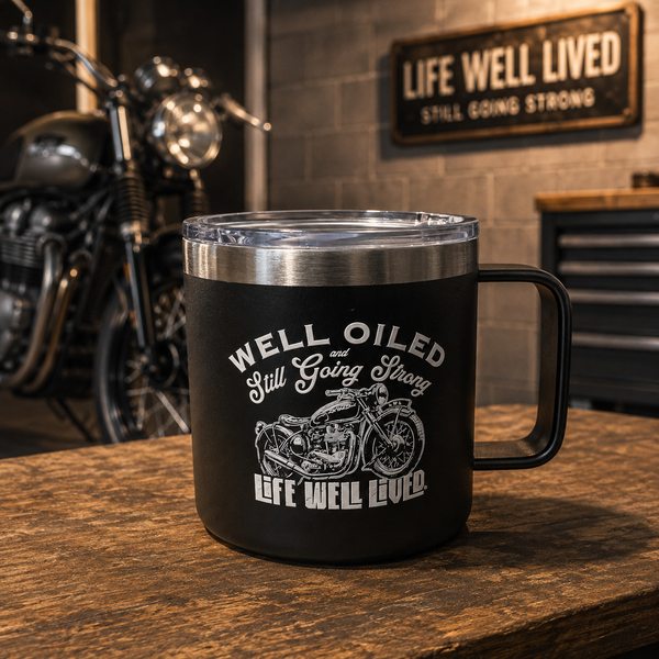 Well Oiled Bike Thermal Mug